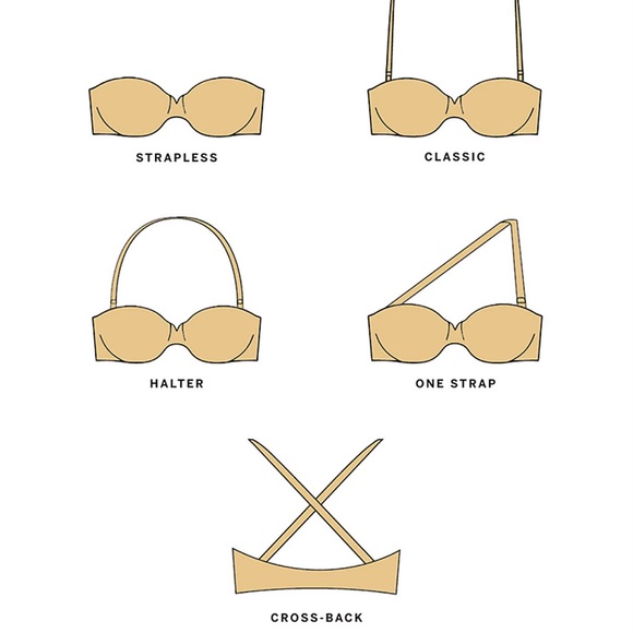 NEW lightly lined strapless bra - Picture 2 of 6